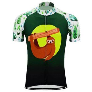 Men's Team Sloth Micro-Fiber Cycling‎ Jersey Size Large